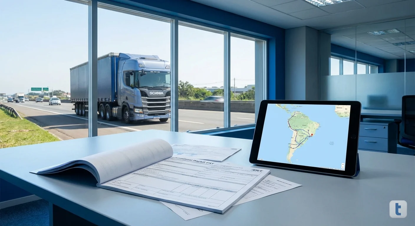 CRT Carta de Porte Internacional - Documento de transporte MERCOSUL