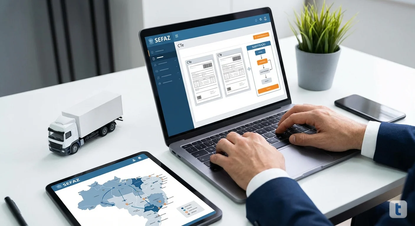 CT-e de Substituição - Sistema de emissão com documentos fiscais