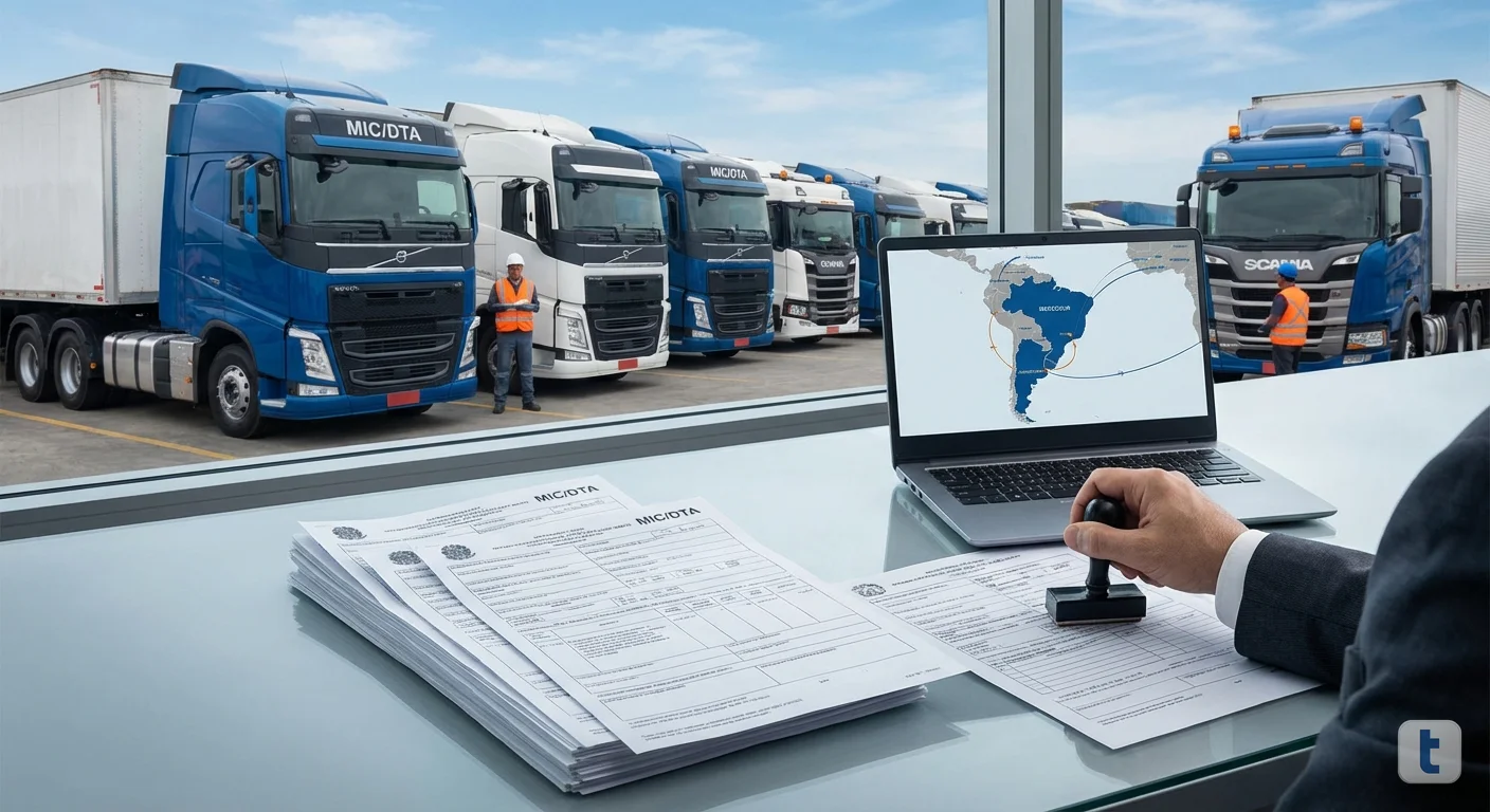 MIC-DTA Manifesto Internacional de Carga - Documento aduaneiro MERCOSUL