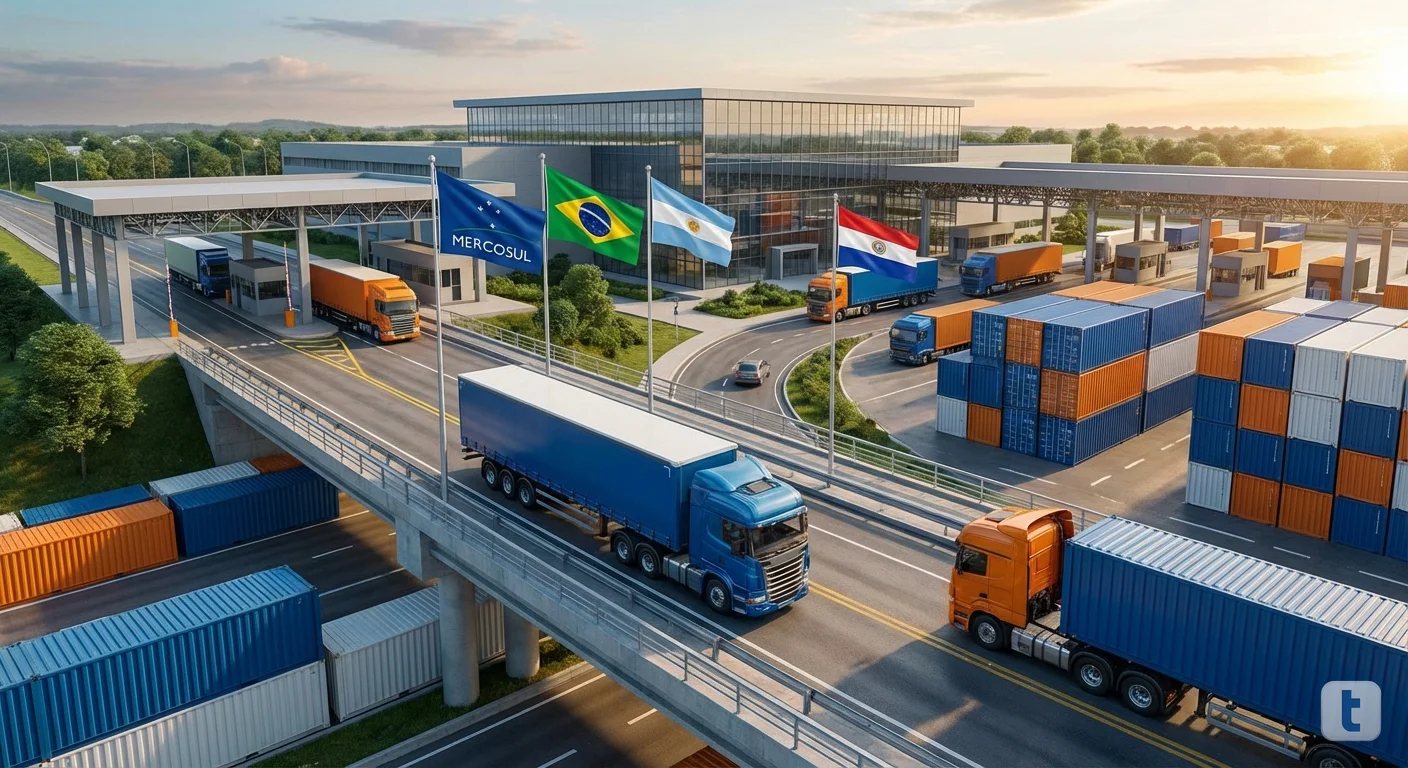 Transporte Internacional MERCOSUL - Guia completo de documentação e processos para Argentina, Paraguai, Uruguai e Chile